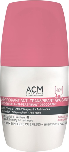 ACM DEODORANT ANTI-TRANSPIRANT APAISANT 48H 50ML