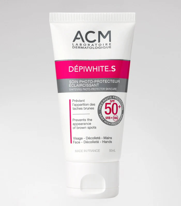 ACM DEPIWHITE S SOIN PHOTOPROTECTEUR ECLAIRCISSANT SPF50+ 50ML