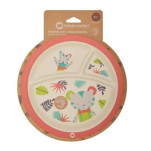 BEBE CONFORT ASSIETTE AVEC COMPARTIMENTS BAMBOU JUNGLE 9M+