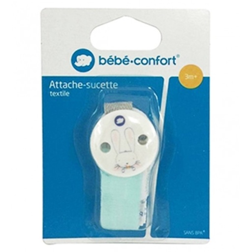 BEBE CONFORT ATTACHE SUCETTE TEXTILE 0M+
