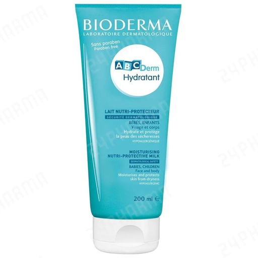 BIODERMA ABCDERM LAIT HYDRATANT 200ML