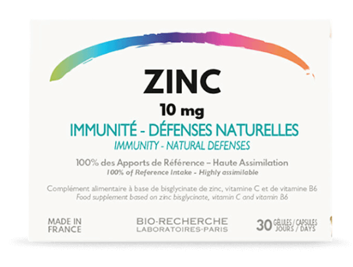 BIO-RECHERCHE ZINC 10MG - 30 GELULES