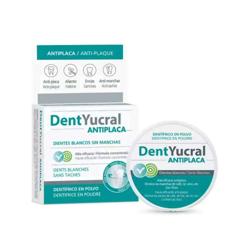 DENTYUCRAL DENTIFRICE EN POUDRE ANTI-PLAQUE 50G