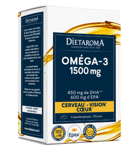 DIETAROMA OMEGA 3 1500MG - 60 CAPSULES