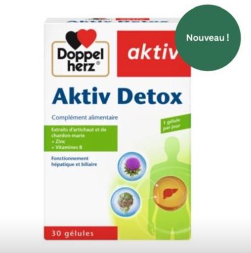 DOPPELHERZ AKTIV DETOX - 30 GELULES