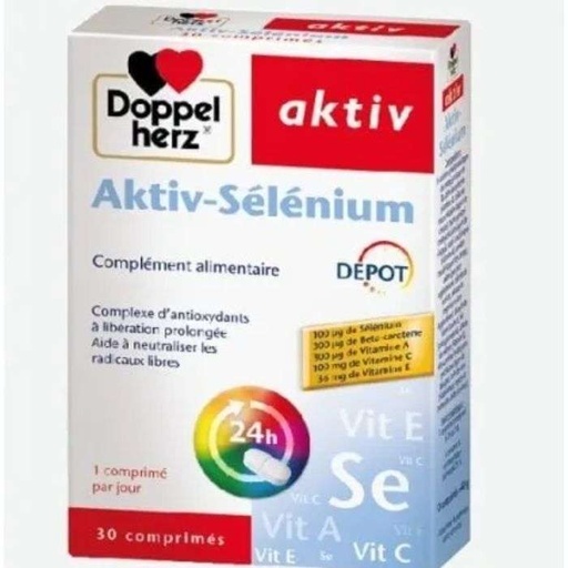 DOPPELHERZ AKTIV SELENIUM DEPOT - 30 COMPRIMES