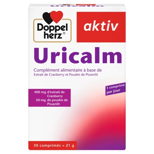 DOPPELHERZ AKTIV URICALM - 30 COMPRIMES