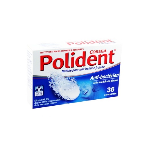 PARODONTAX POLIDENT NETTOYANT PROTHESE DENTAIRE 36 COMPRIMES