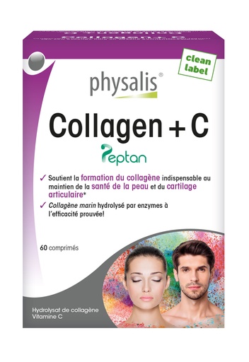 PHYSALIS COLLAGEN + VIT C - 60 COMPRIMES
